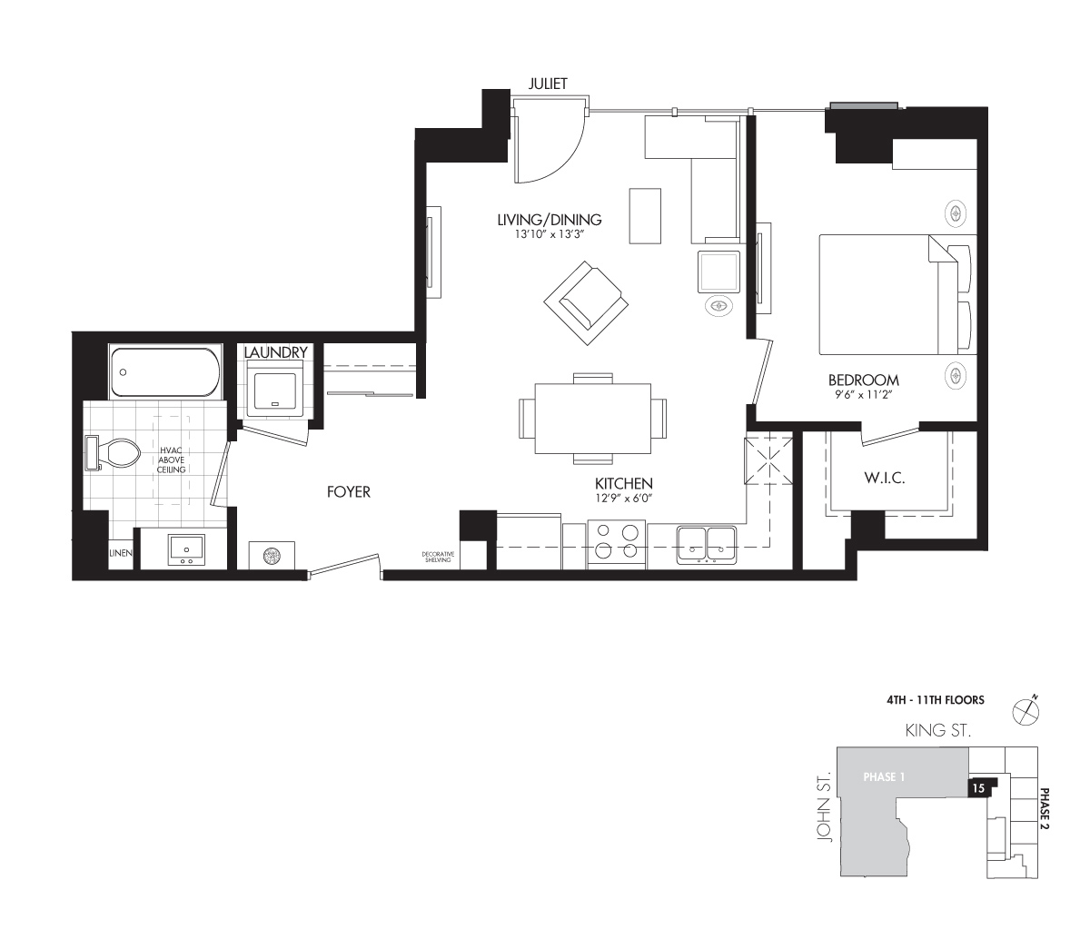 The Randolph - 650 SQ. FT.